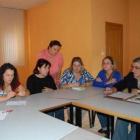 Las asociaciones de padres y madres durante la última reunión.