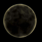 Vista de la luna llena desde la Asociación Leonesa de Astronomía. DL