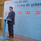 El candidato del PSOE a la Alcaldía de Cistierna, Nicanor Sen