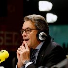 El presidente de la Generalitat en funciones, Artur Mas, durante una entrevista.