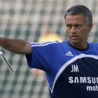 Mourinho, en un reciente entrenamiento del Chelsea.