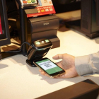 Pago con Wechat Pay en un McDonalds.