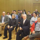 Los voluntarios de Protección Civil, en el transcurso de la visita a Valladolid