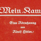 Imagen de la portada de la primera edición de 'Mein Kampf', subastada por Bloomsbury.