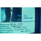 Ficha y rostro del replicante Leon Kowalski, en 'Blade Runner', donde se ve la fecha de su creación.
