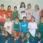 Formación del equipo de Baloncesto Femenino León que milita en la categoría infantil autonómica.