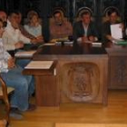 Los concejales de la UPL y el PP, en la oposición, durante un Pleno en el Ayuntamiento de Astorga