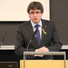 Carles Puigdemont, en Helsinki, el pasado viernes.