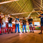 La juventud wampís encuentra en el rap un modo para reivindicar la defensa del territorio. BRYAN RUPA FLORES