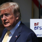 Donald Trump, el presidente de los EEUU en un evento público.