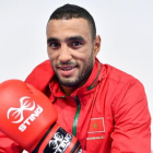El boxeador olímpico marroquí Hassan Saada.