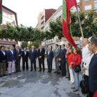 La inauguración de la placa en la plaza de las Cortes Leonesas sirvió para conmemorar el año de la concesión del título.