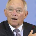 El ministro alemán de Finanzas, Wolfgang Schäuble, el miércoles en Berlín.