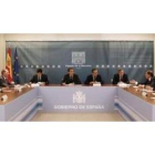 Zapatero y Corbacho durante la reunión mantenida con representantes de las organizaciones de autónom