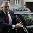 Luis Bárcenas llega a la Audiencia Nacional, en febrero del 2013.