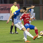 Markel Lozano fue el único amonestado de la Deportiva en Teruel y no jugará el domingo. A. GARCÍA
