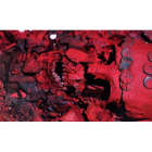 Imagen de la momia recubierta de cinabrio y descubierta en el Templo XIII de Palenque en  1994.