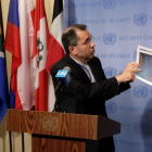 El embajador de Irán ante las Naciones Unidas, Majid Takht-Ravanchi.
