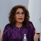 La ministra portavoz, María Jesús Montero. JUAN CARLOS HIDALGO
