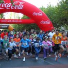 Salida de la carrera popular en la que tomaron parte más de 3.200 participantes.
