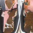 Zapatillas utilizadas para introducir droga en la prisión leonesa. GUARDIA CIVIL