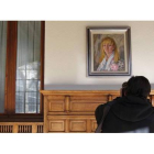 El retrato de Isabel Carrasco mantiene hoy su presencia en el Palacio de los Guzmanes