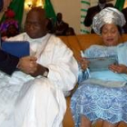 Estela Obasanjo, durante unas jornadas sobre la infancia celebradas en Nigeria