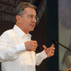 El presidente de Colombia, Álvaro Uribe.