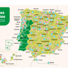Mapa de donaciones de alimentos a entidades sociales en el primer semestre de 2023. MERCADONA