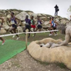 Los atletas africanos dominaron de principio a fin la carrera copando también el podio final.