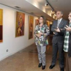 La inauguración contó con la presencia del propio artista.