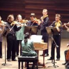 Un momento del concierto que anoche ofreció Fabio Biondi y la European Baroque