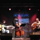 Un concierto anterior del grupo leonés La Senda de Django.