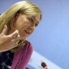 La consejera Pilar del Olmo durante su intervención.
