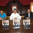 Javier Rodríguez, Nicanor Sen y José Luis Chamosa en la presentación del curso de verano.