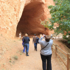 La crisis económica parece no afectar a las visitas a Las Médulas, donde se dan números al alza.