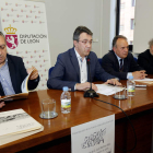 Adolfo Alonso Ares, Juan Martínez Majo, Miguel Ángel Fernández y Luis Carnicero. MARCIANO PÉREZ