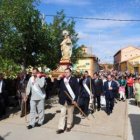 Los vecinos de la localidad leonesa acompañarán a la talla en la procesión de mañana.