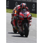 Petrucci y Márquez lucharon por el triunfo hasta el final. GIOVANNINI