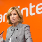 Maria Dolores Dancausa en la presentación de resultados 2015 de Bankinter, hace unos meses.