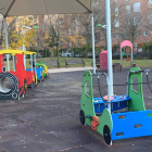 Zona infantil del parque de la calle Octavio Álvarez Carballo. DL