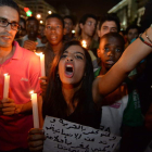 Protesta en Casablanca en contra del indulto a Galván.