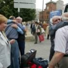 La llegada de emigrantes leoneses llenaba de emoción a sus familiares