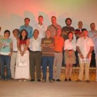 Los miembros del jurado, en una foto de familia, momentos antes de comenzar a visionar los cortos