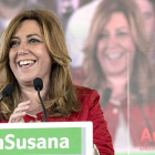 Susana Díaz: "A algunos el amor por Andalucía les dura menos que una campaña electoral".