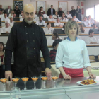 La delegación leonesa en las bodegas del empresario de Vectalia.