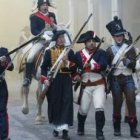 Recreación de la otra batalla napoleónica, que sucedió en Cacabelos