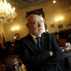 El fiscal general del Estado, José Manuel Maza, en su despacho, en la calle de Fortuny de Madrid.