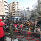 Las campanadas infantiles en la glorieta República Argentina fue la novedad esta Navidad. ANA F. BARREDO