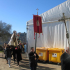 Procesión en Campo, este viernes. M MACÍAS